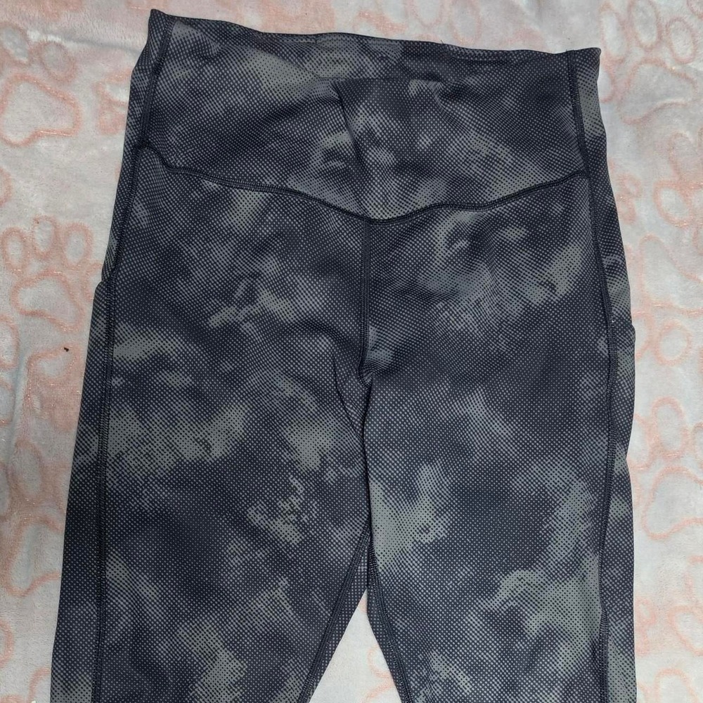 Athletic Works Black & Athleta Gray Camo Leggings Bundle XS 0-2 Activewear
